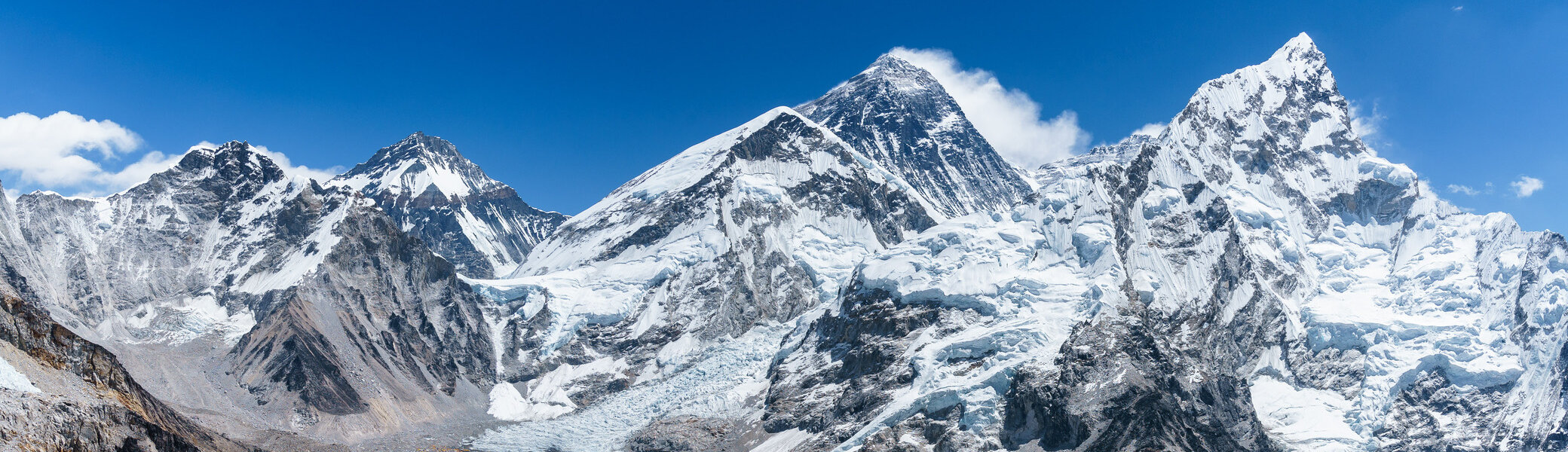 Blick vom Kalar Pattar in Richtung Mt. Everest | © DAV Leipzig