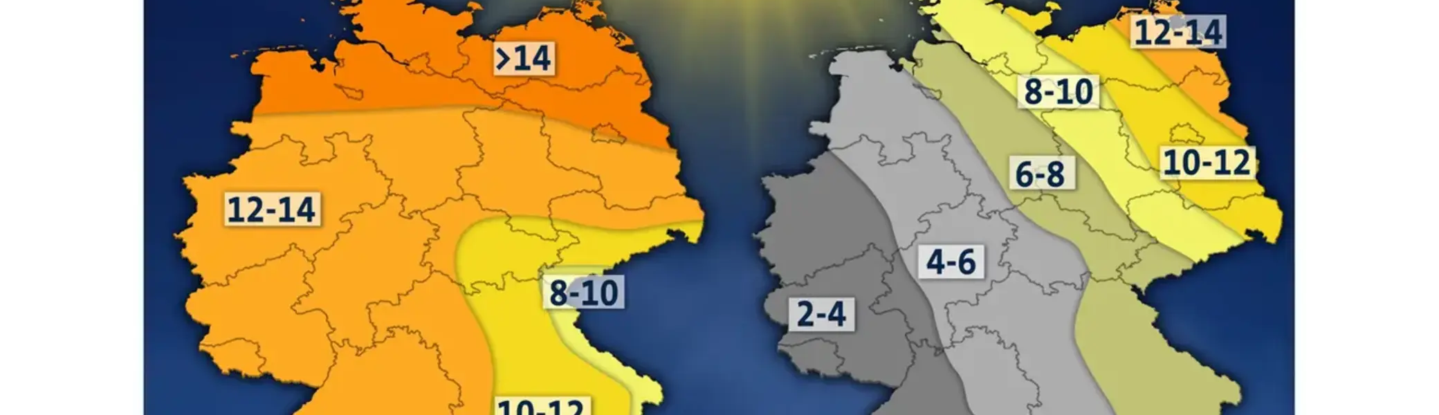 Sonnenstunden am Wochenende | © tagesschau.de